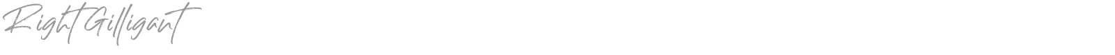 Right Gilligant font preview